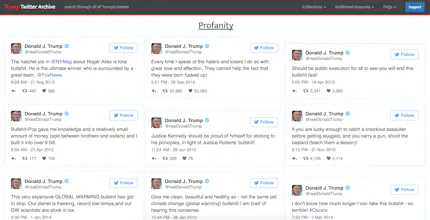 Trump Twitter Archive gallery image