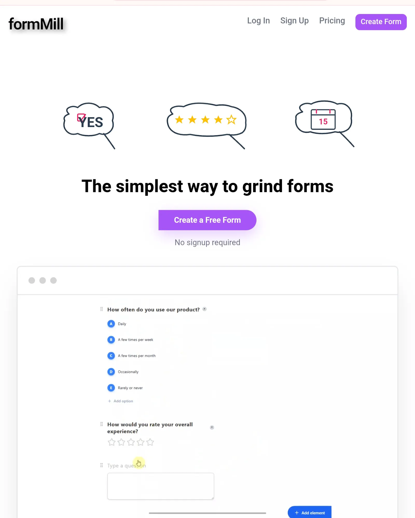 formMill screenshot 1