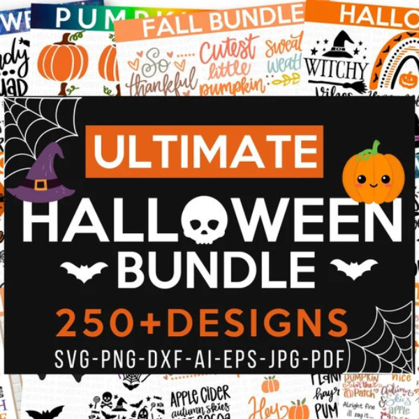Gói Halloween cuối cùng - 250 thiết kế