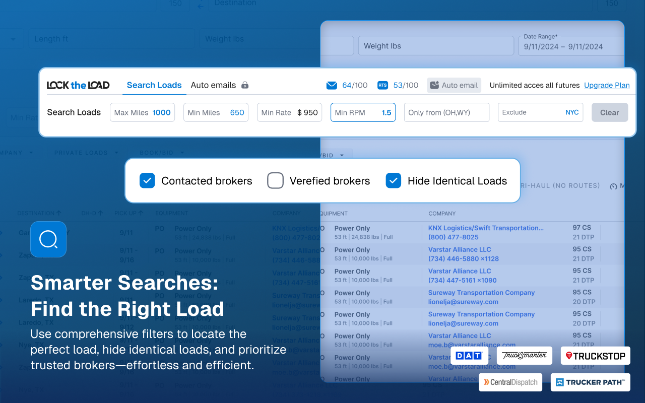 Locktheload để điều phối xe tải media 2
