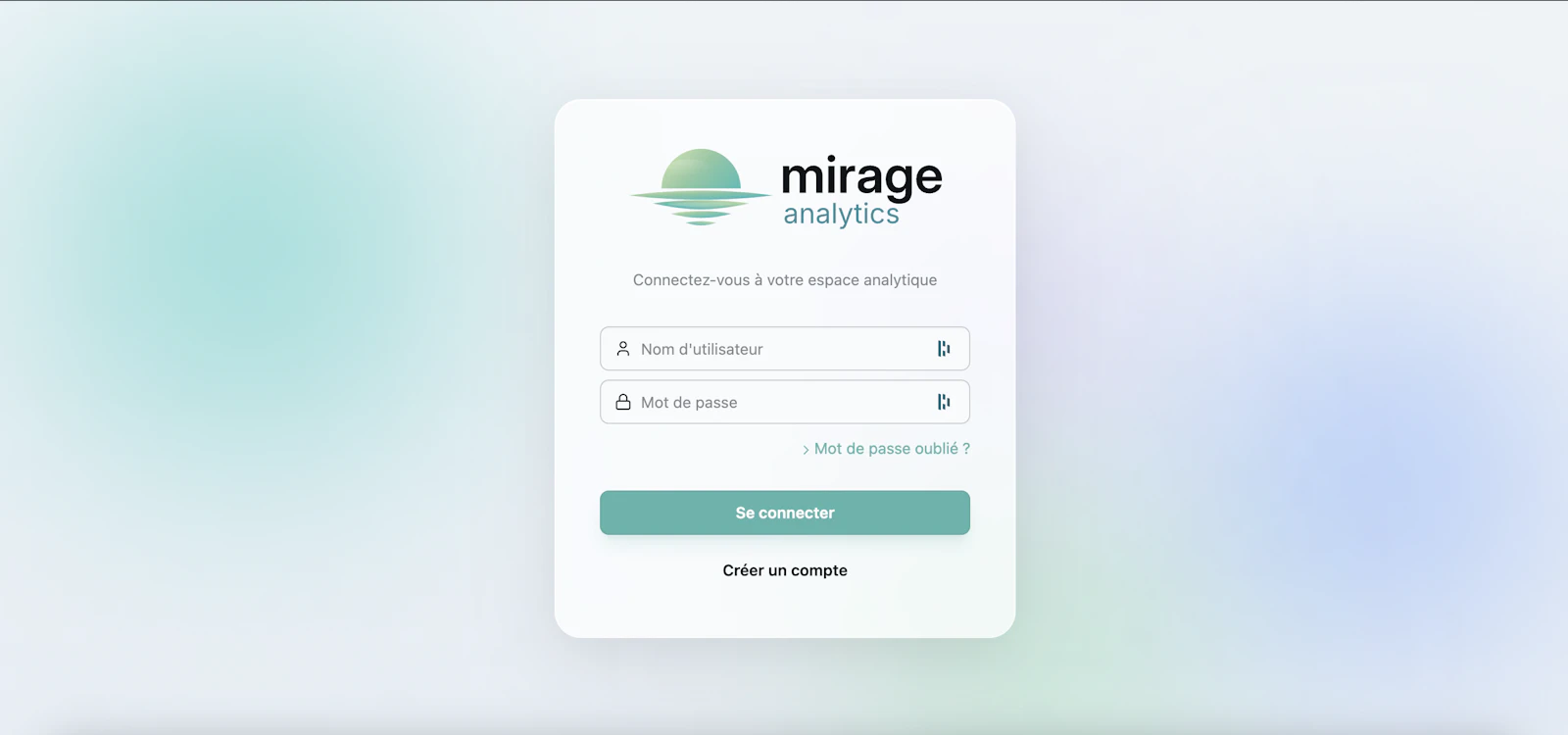 Mirage Analytics screenshot 1