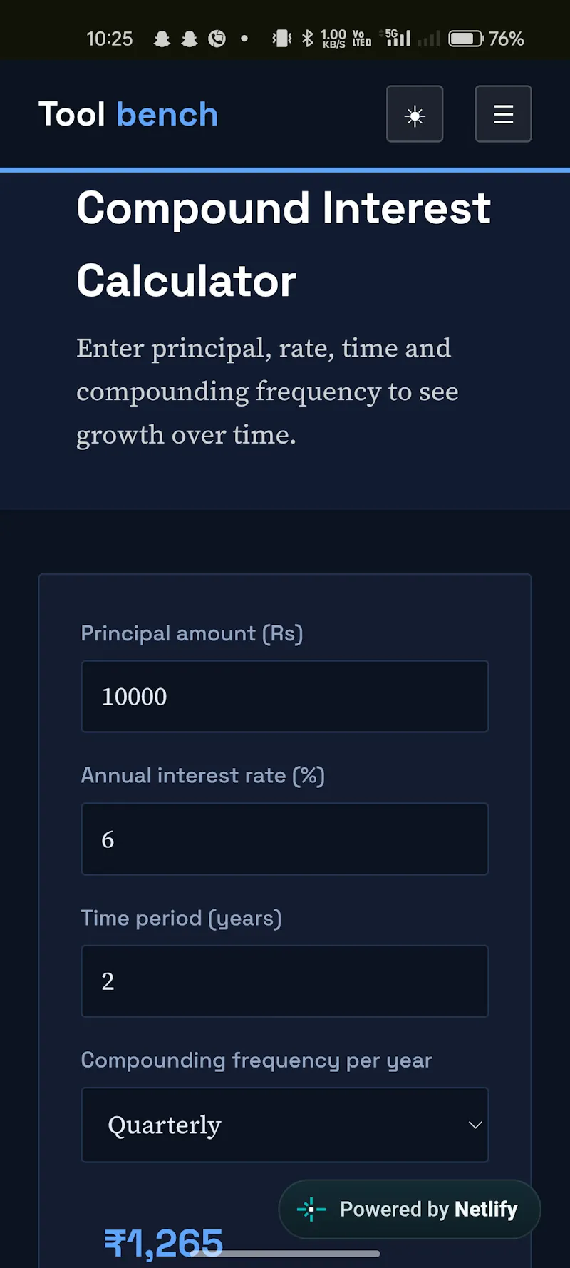 Toolbench — Free tools for students screenshot 3