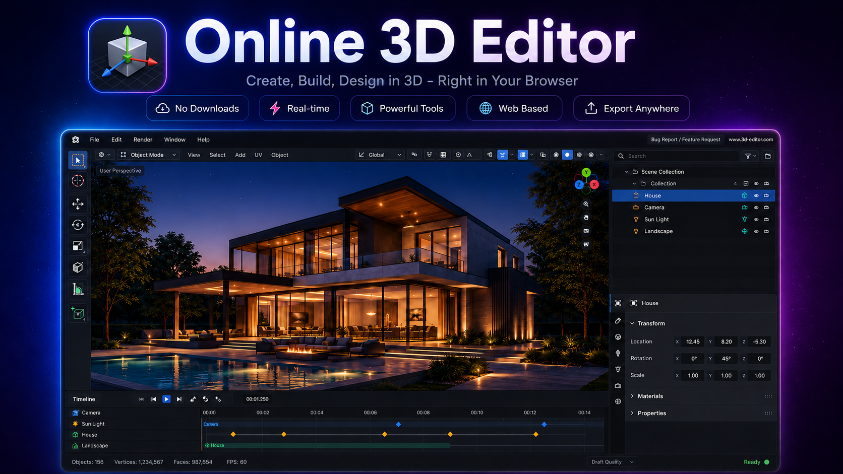 Online 3D Editor gallery image