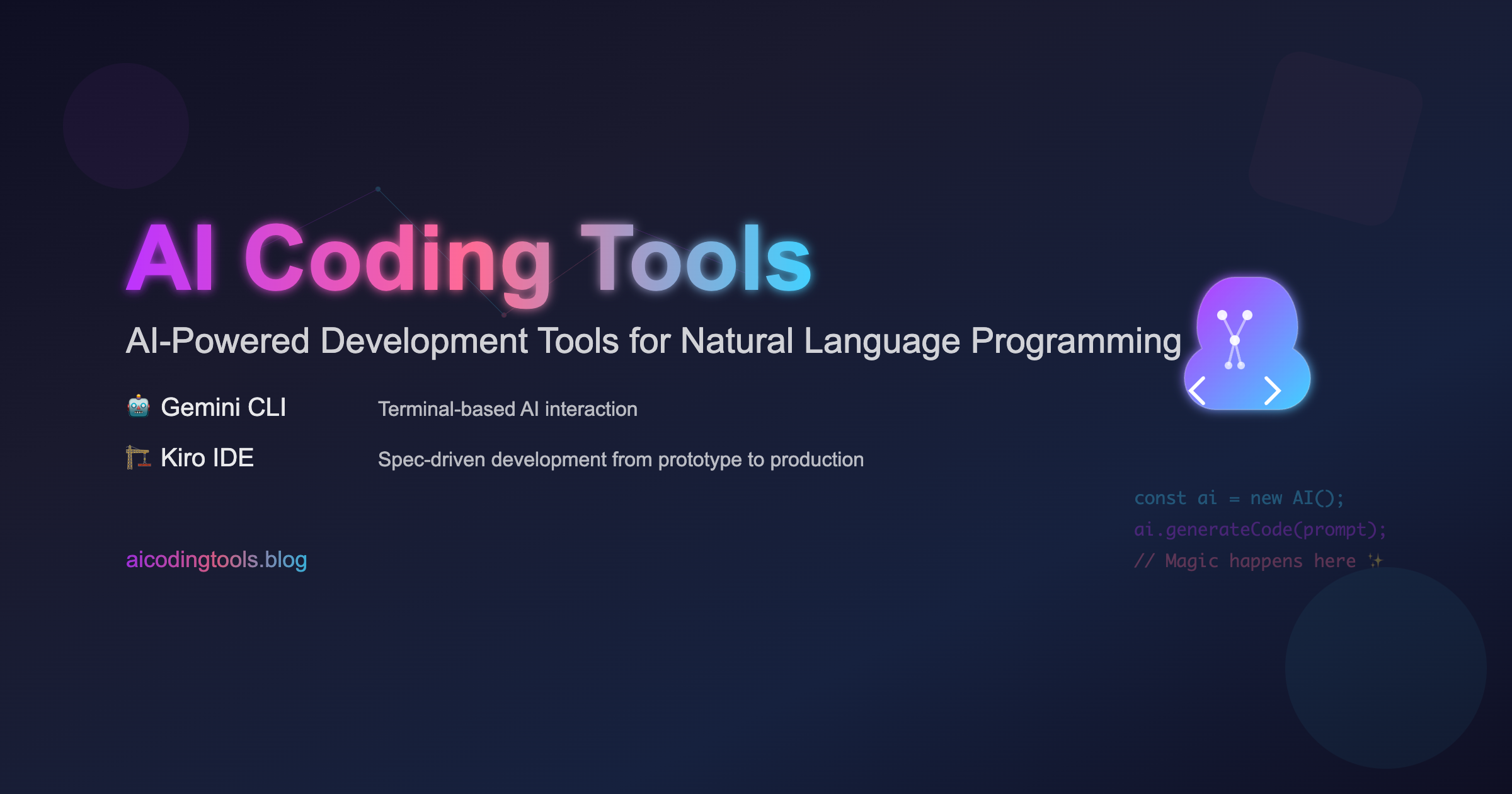 AI Kodlama Araçları Belgeleri - Doğal Dil Programlama için Yapay Zeka Geliştirme Araçları medya 1