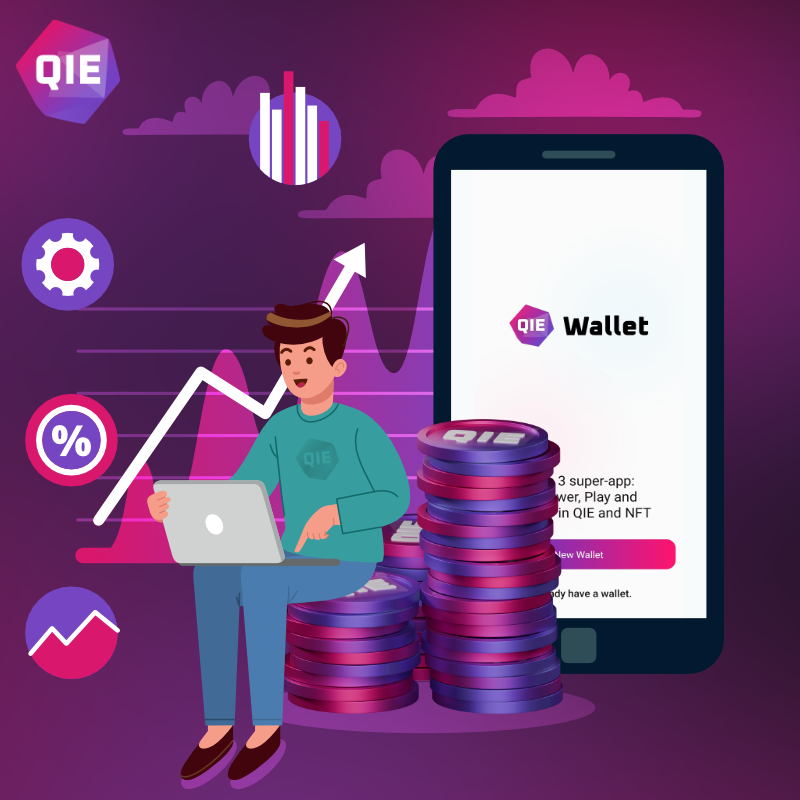Q IE Brieftasche - Verwalten Sie Crypto, Web3 Domain & dezentrale Identität sicher Medien 3