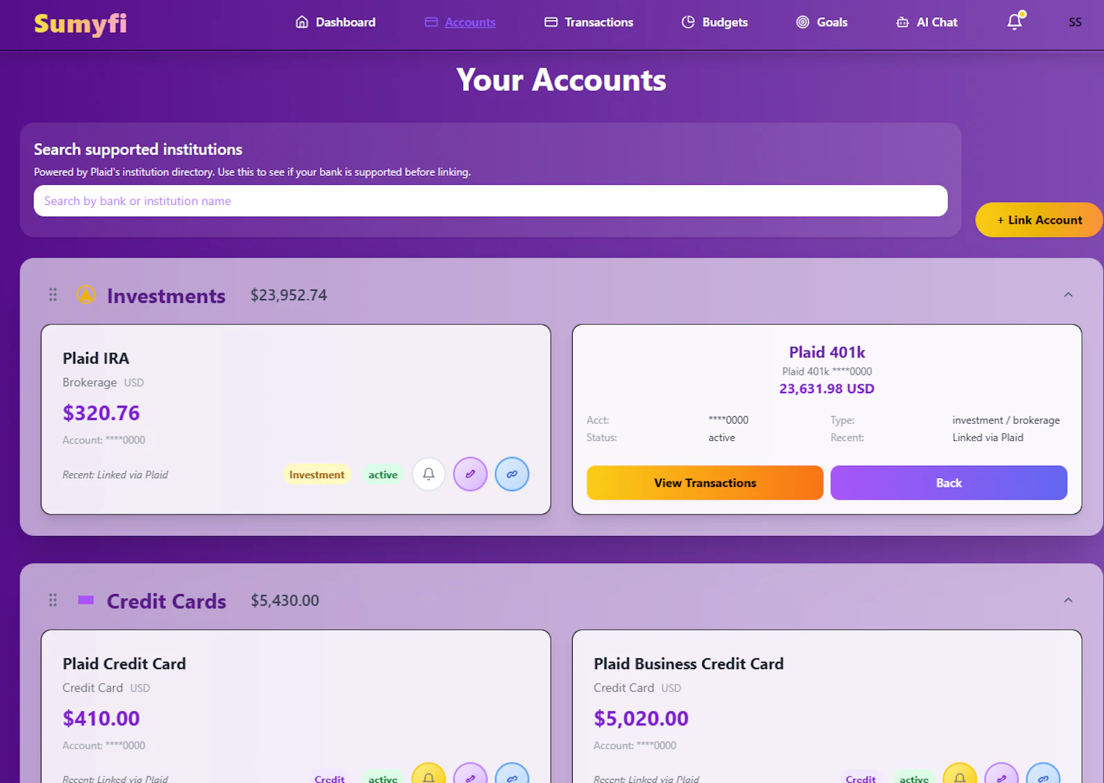 Sumyfi - Your Financial Companion screenshot 8