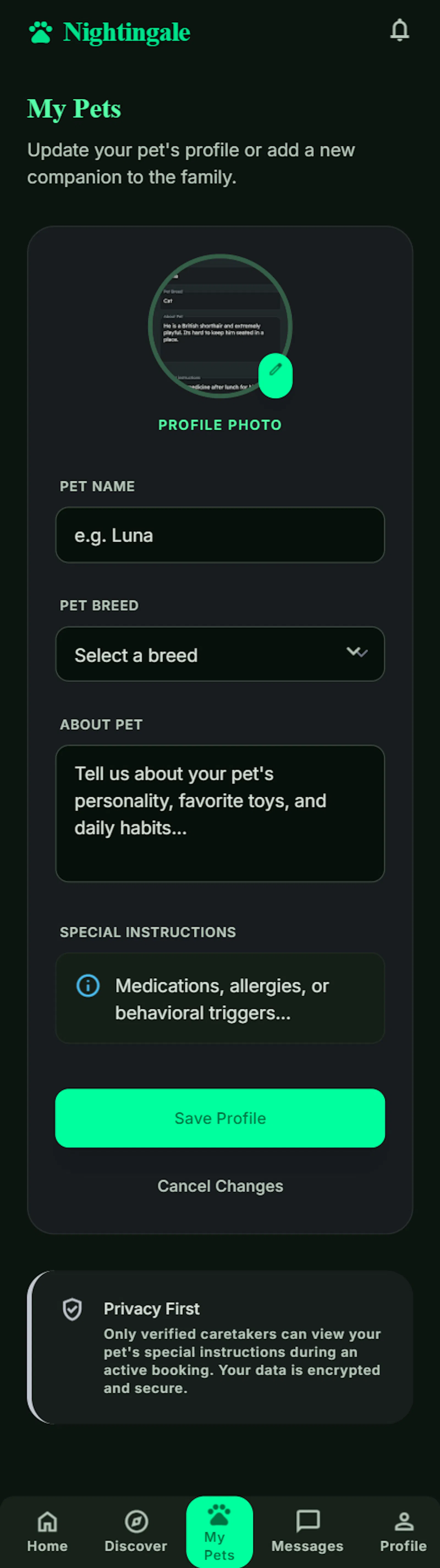 Nightingale App screenshot 4