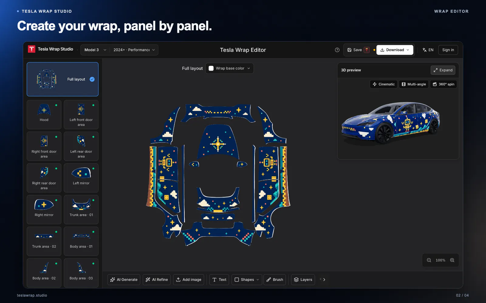 Tesla Wrap Studio gallery image