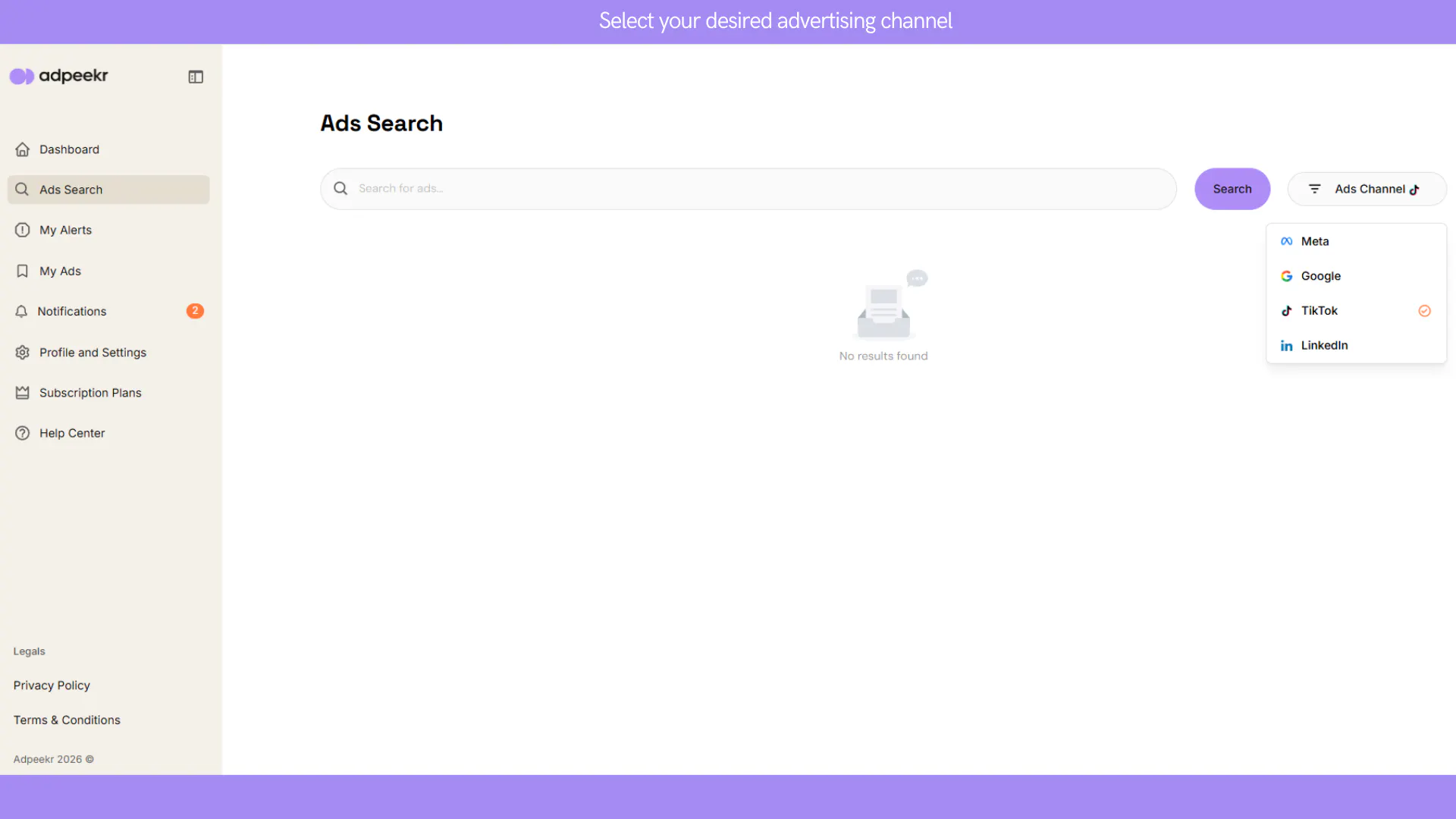 TikTok Ads Alerts by AdPeekr screenshot 2