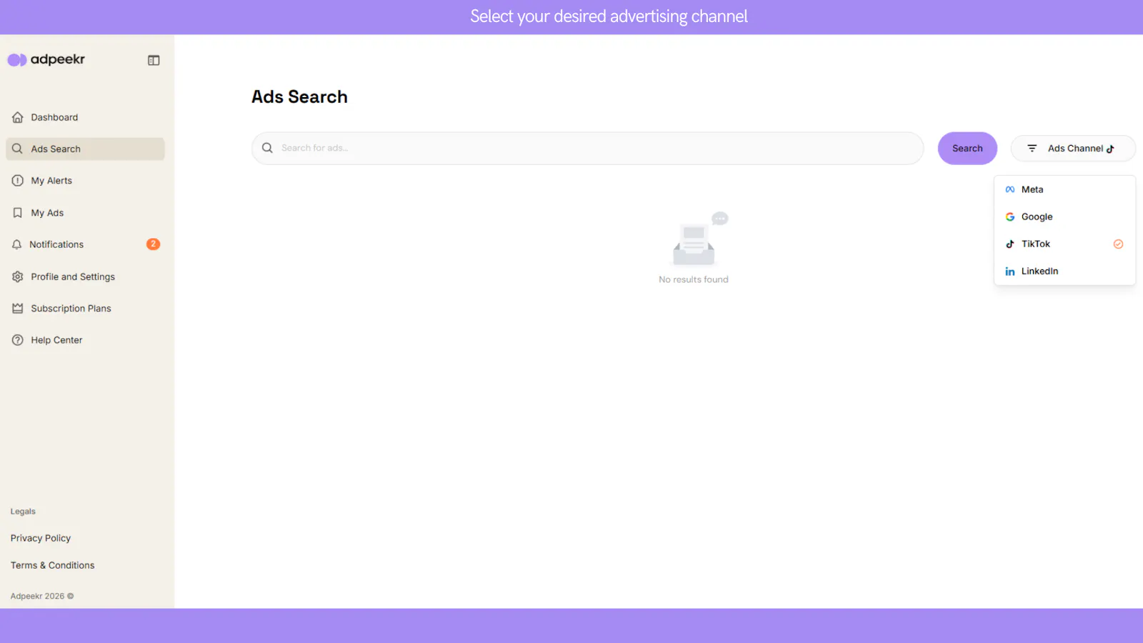 TikTok Ads Alerts by AdPeekr screenshot 2