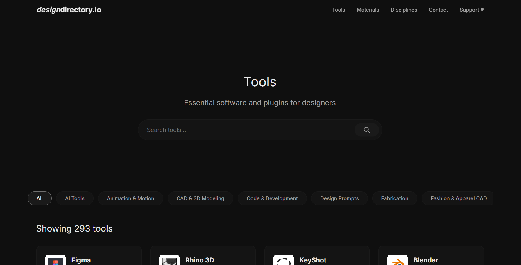 designdirectory.io - Screenshot 2 showing product features and functionality