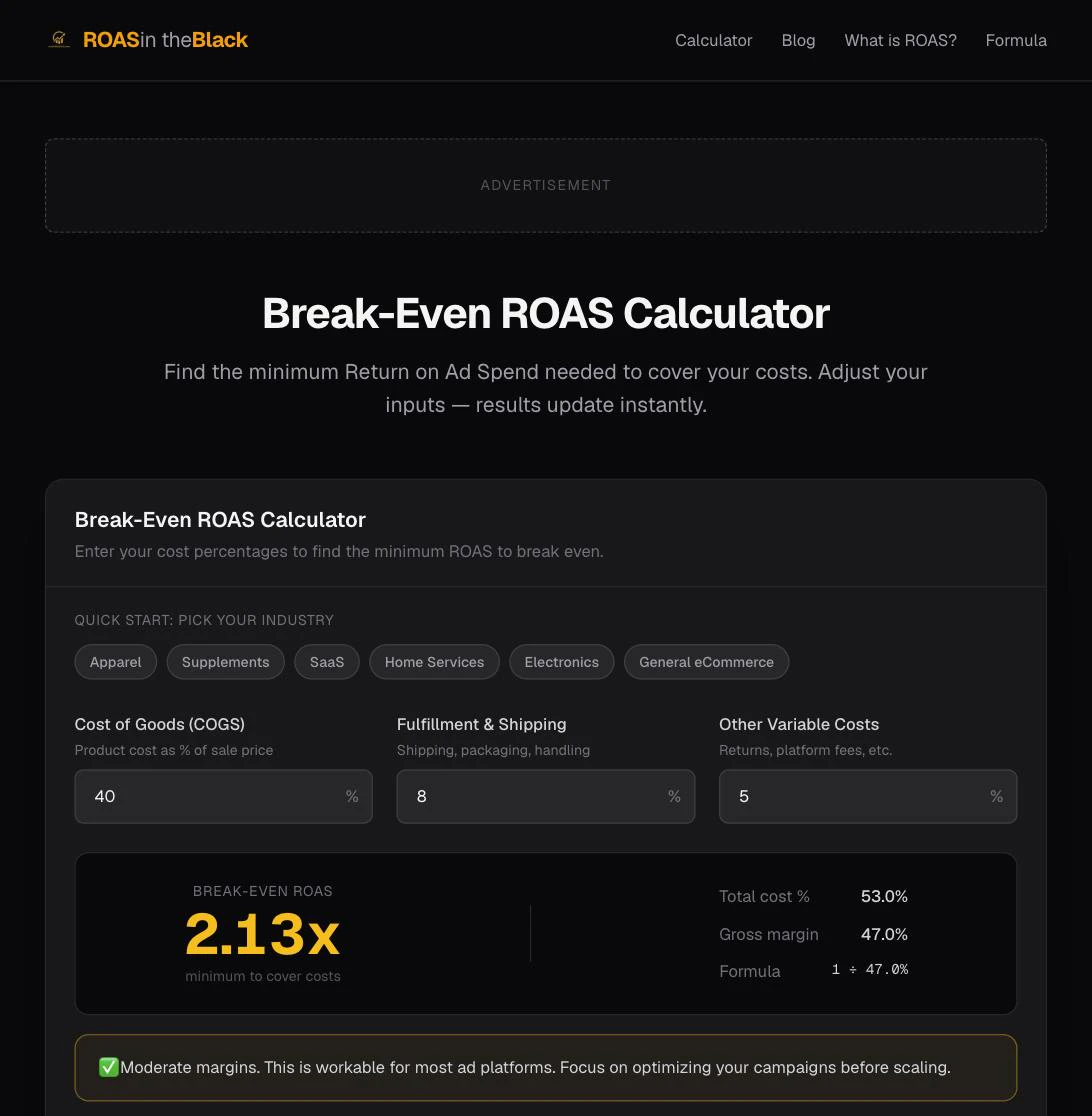 ROASintheBlack.com 截图