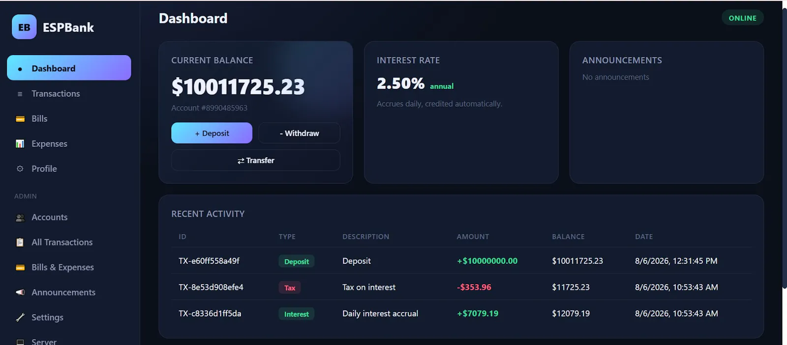 ESPBanking By Dumasha screenshot 2