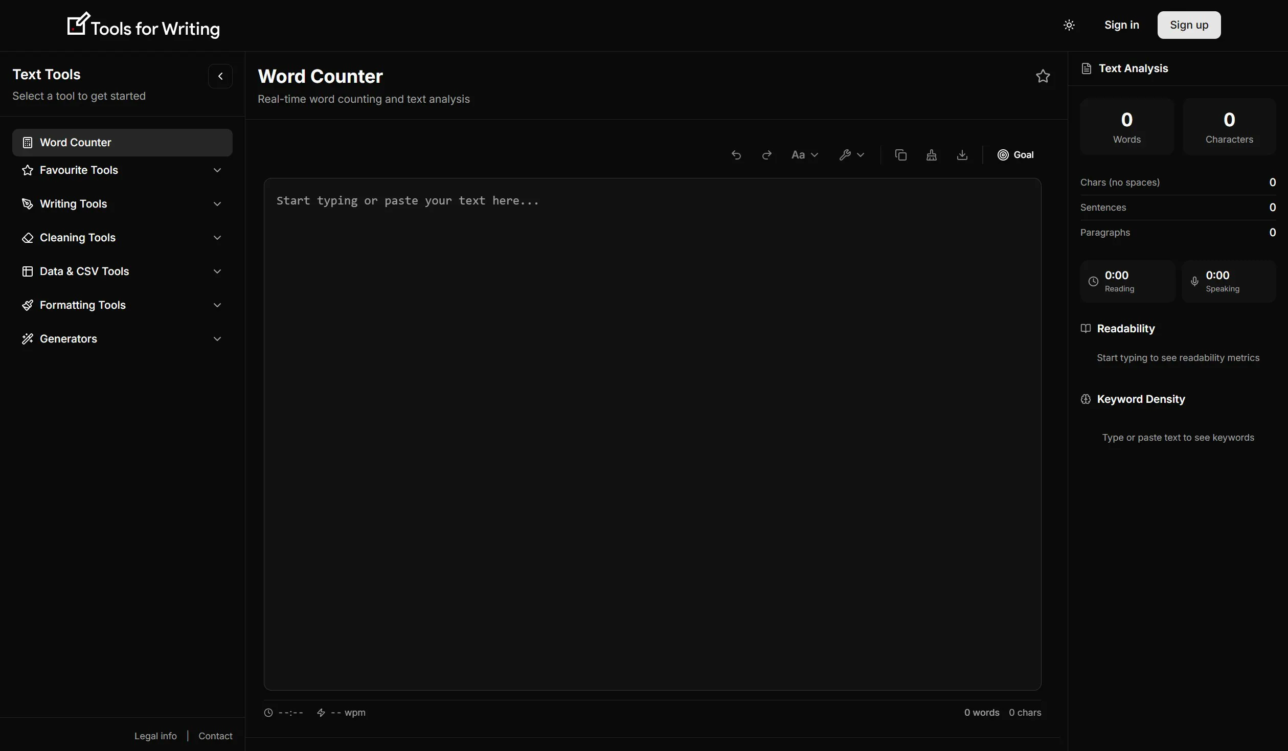 ToolsForWriting.com gallery image