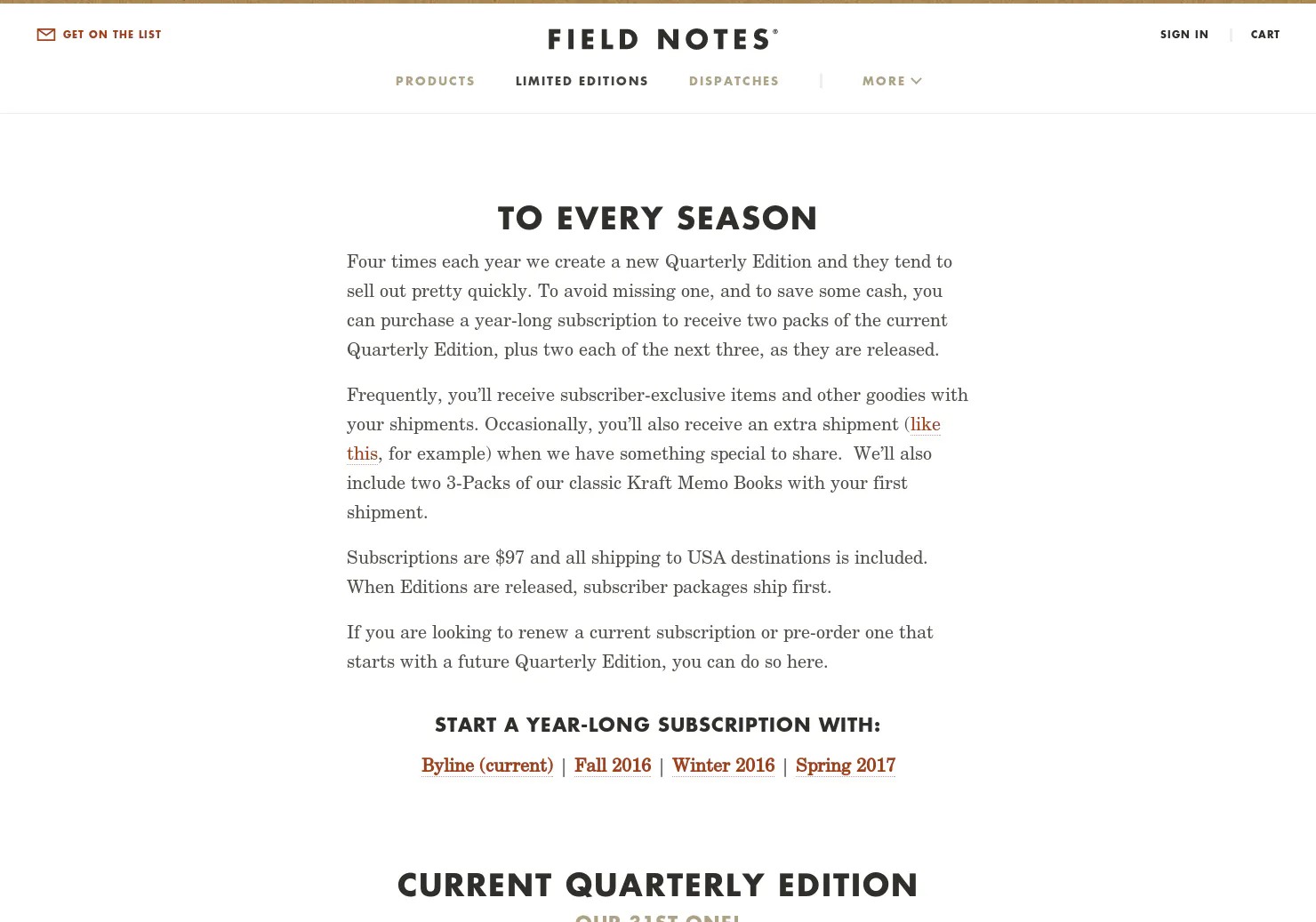 Field Notes