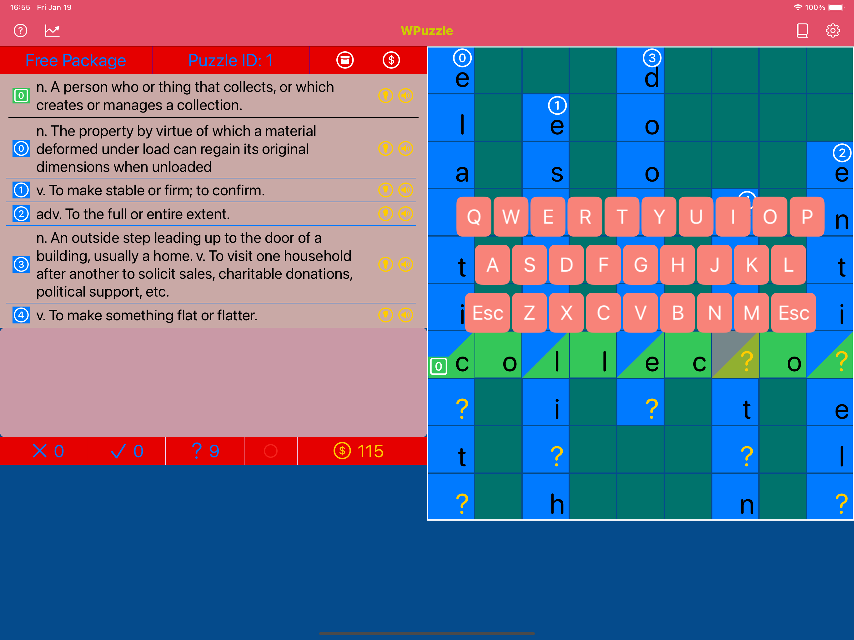 Wpuzzik - İngilizce Kelime Beceri'nizi Yükseltmek İçin Bulmaca iOS uygulaması medya 7