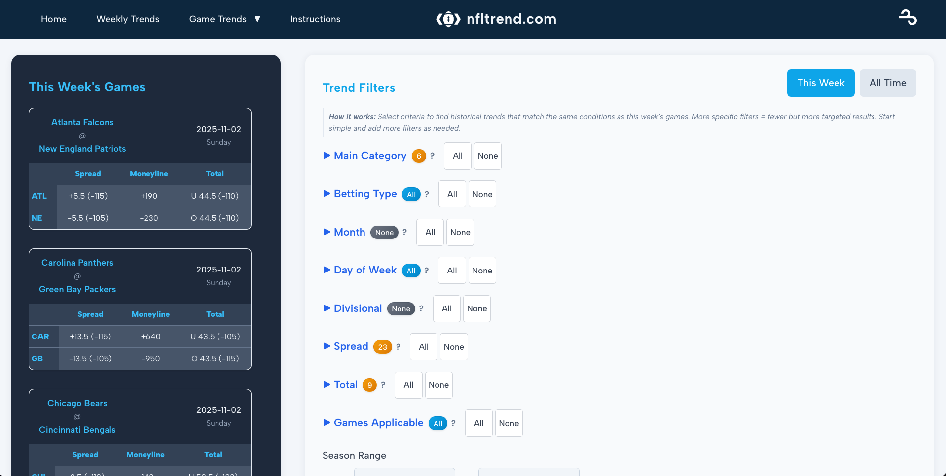 NFL Trend - Screenshot 3 preview