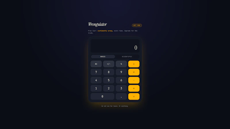 Wrongulator screenshot 1