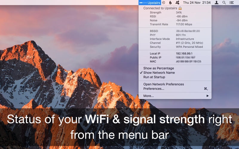 WiFi Signal Strength Status gallery image