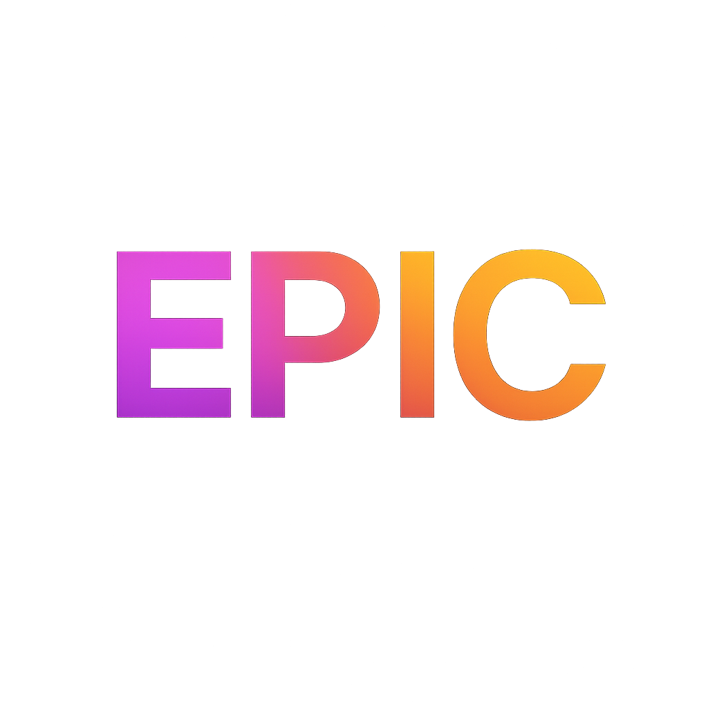 EPIC - Product Hunt launch logo and brand identity