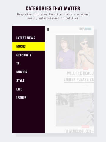 MTV News for iOS gallery image