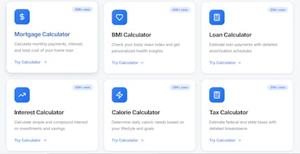 Free Online Calculators gallery image