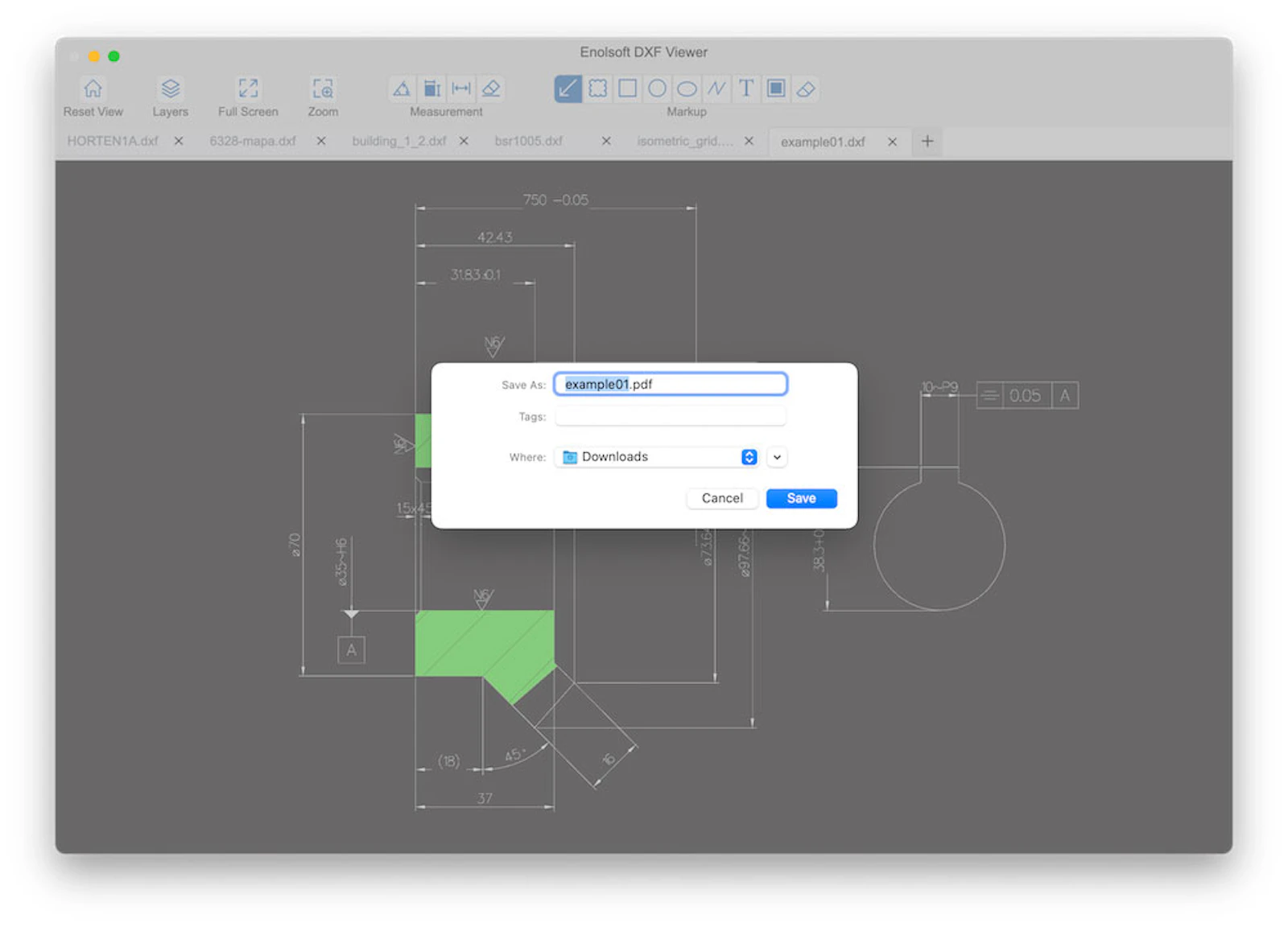 Enolsoft DXF Viewer screenshot 5