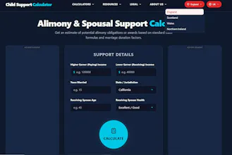 Family Law Calculator Suite gallery image
