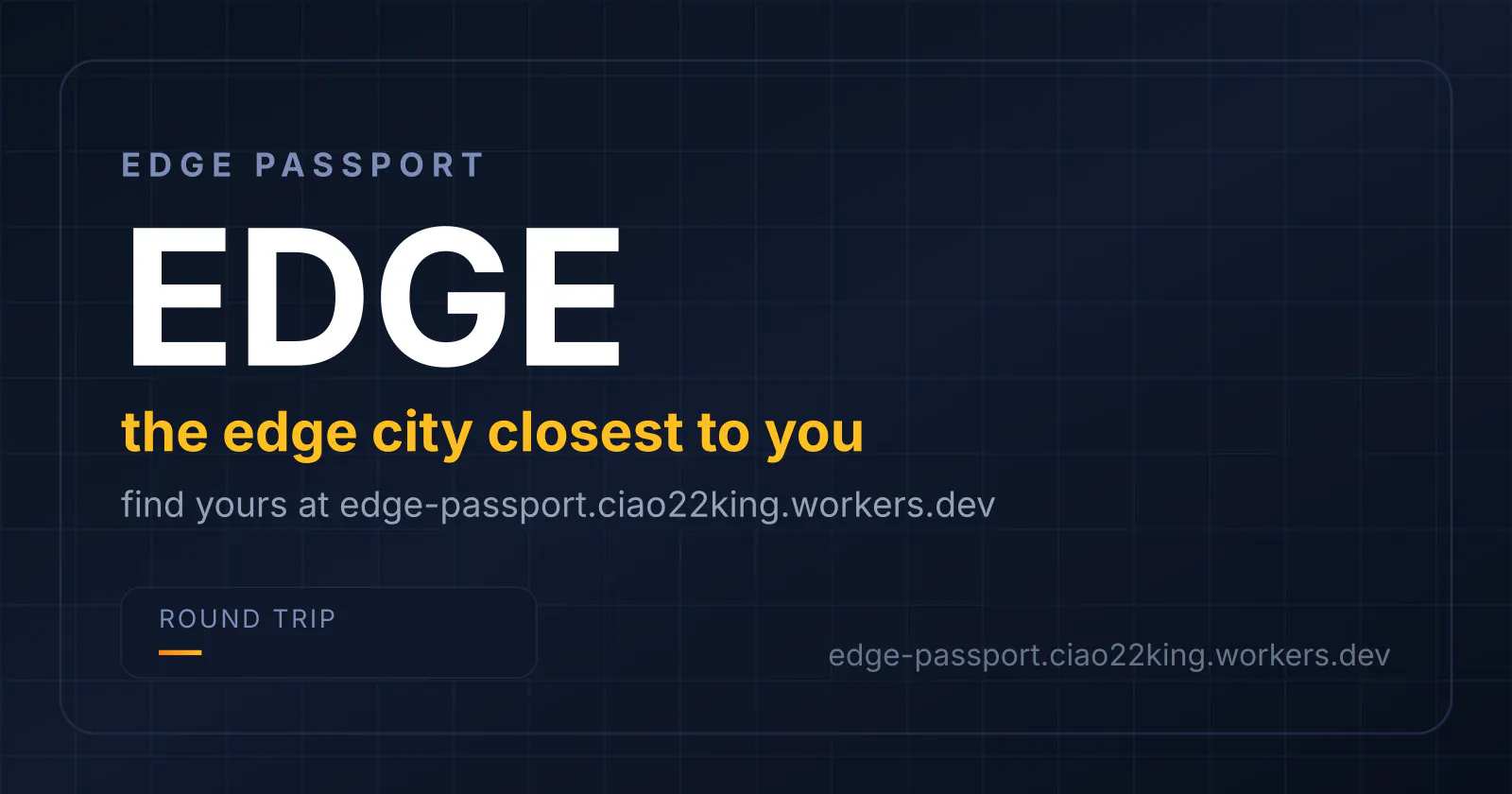 Edge Passport screenshot 1
