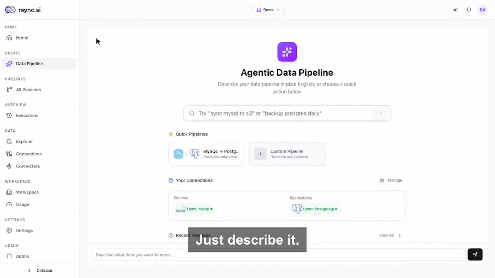 rsync.ai screenshot 1 (video preview)