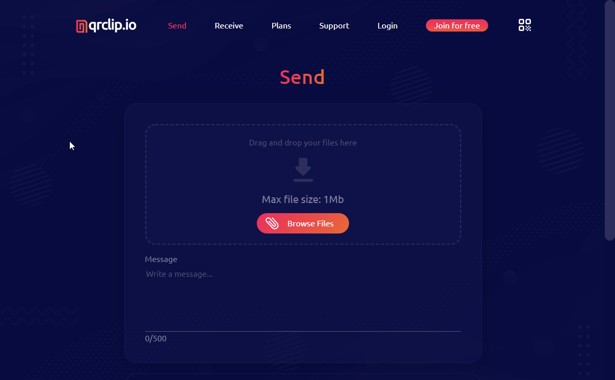 QRClip.io gallery image