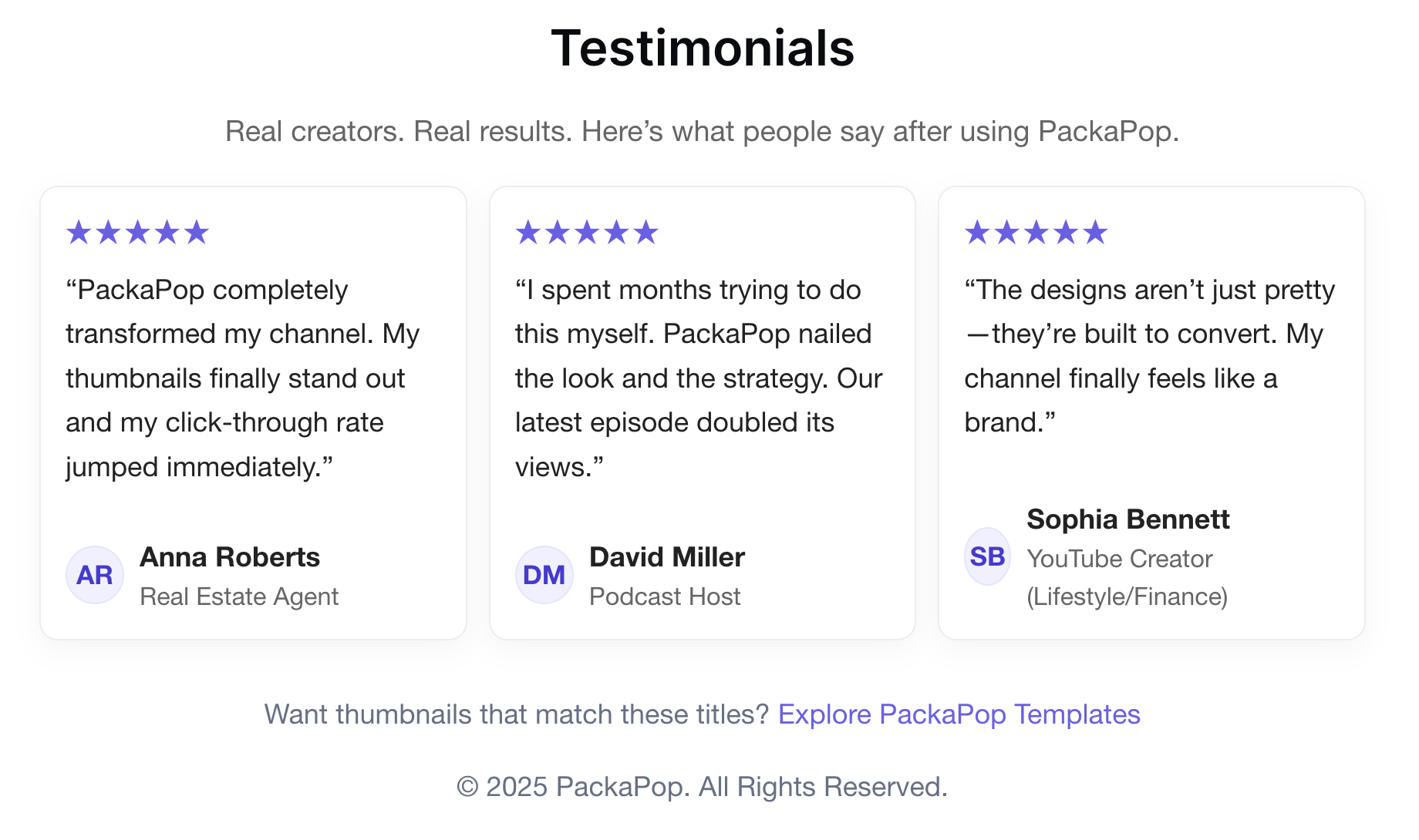 AI YouTube Title Generator — PackaPop gallery image