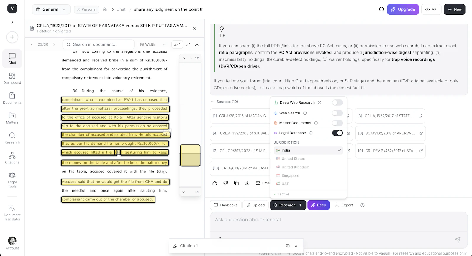 Vaquill AI - Legal Suit for law firms screenshot 5