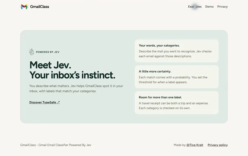 GmailClass - Gmail Email Classifier screenshot 3