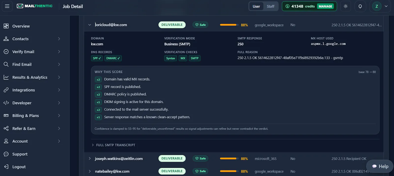 Mailthentic screenshot 5