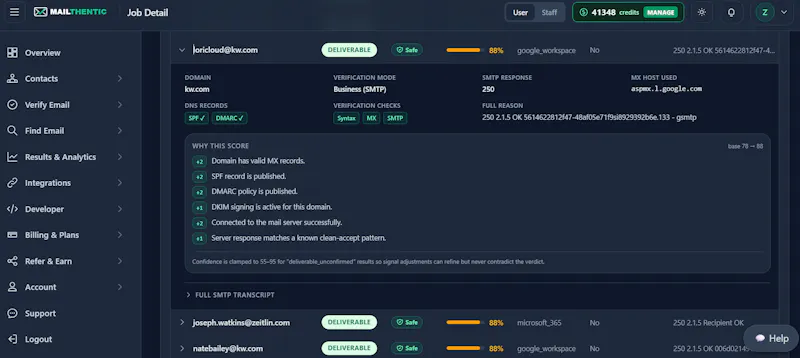 Mailthentic screenshot 5
