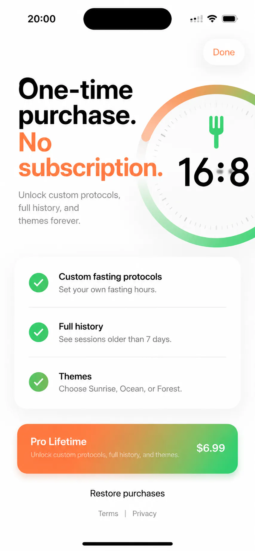 Simple Fasting Timer gallery image