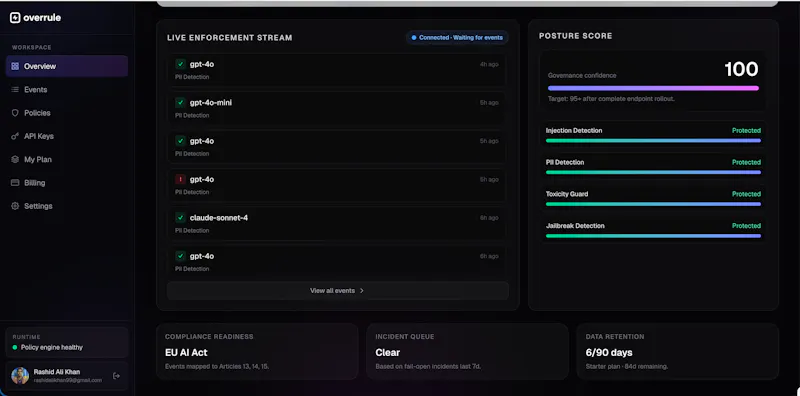 Overrule screenshot 3