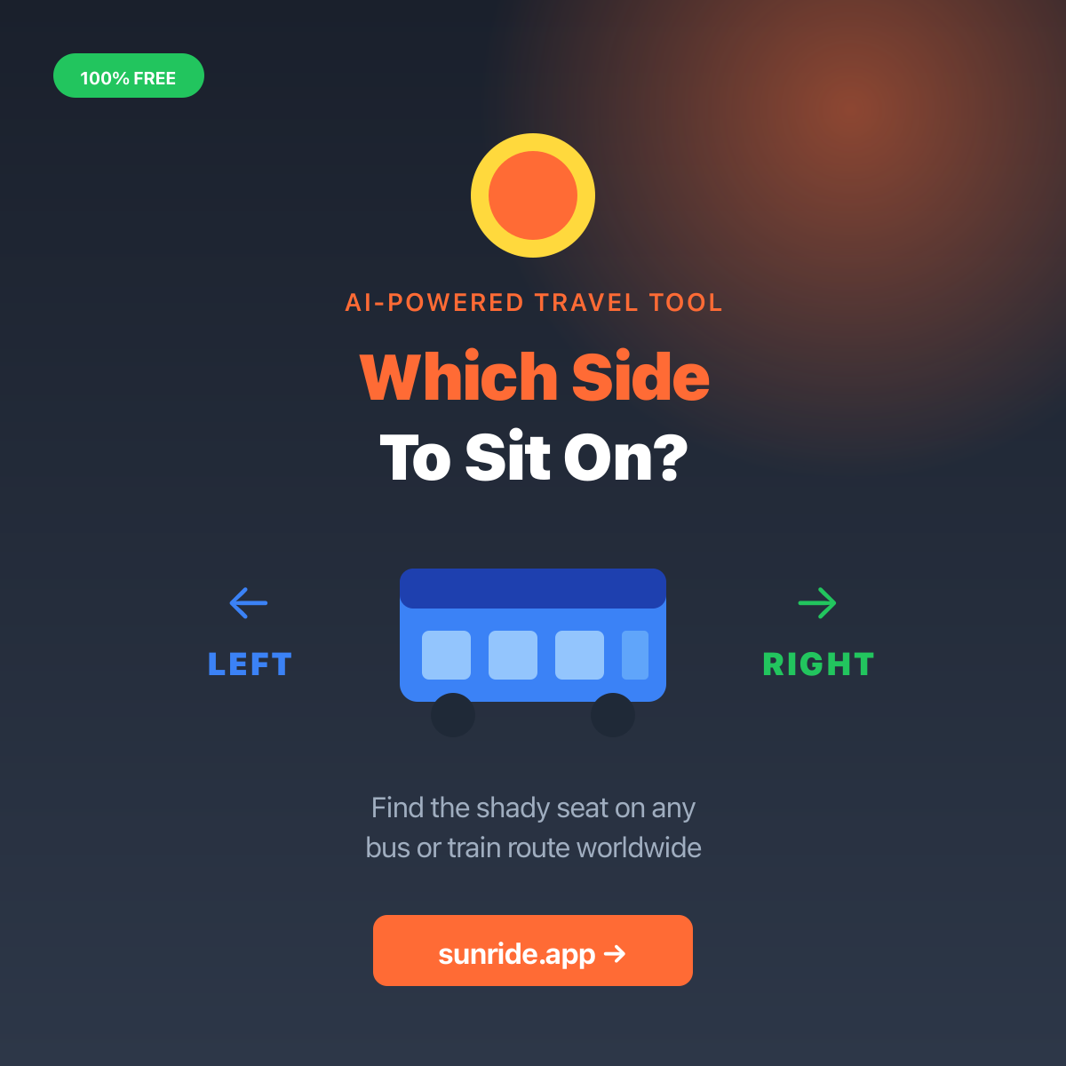 SunRide – Shadiest Bus Seat Finder gallery image
