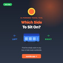 SunRide – Shadiest Bus Seat Finder gallery image