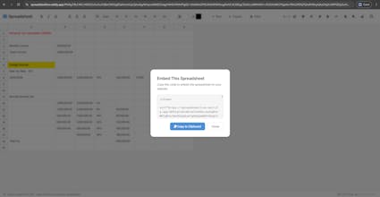 Spreadsheet gallery image