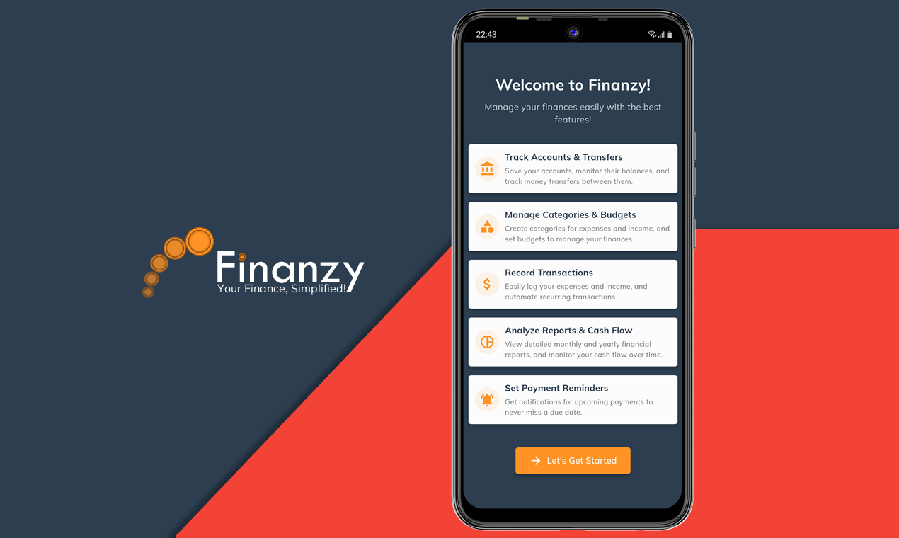 Finanzy - Persoonlijke kosten -app - Volg uw uitgaven, beheer inkomsten en stel financiële budgetten in media 1