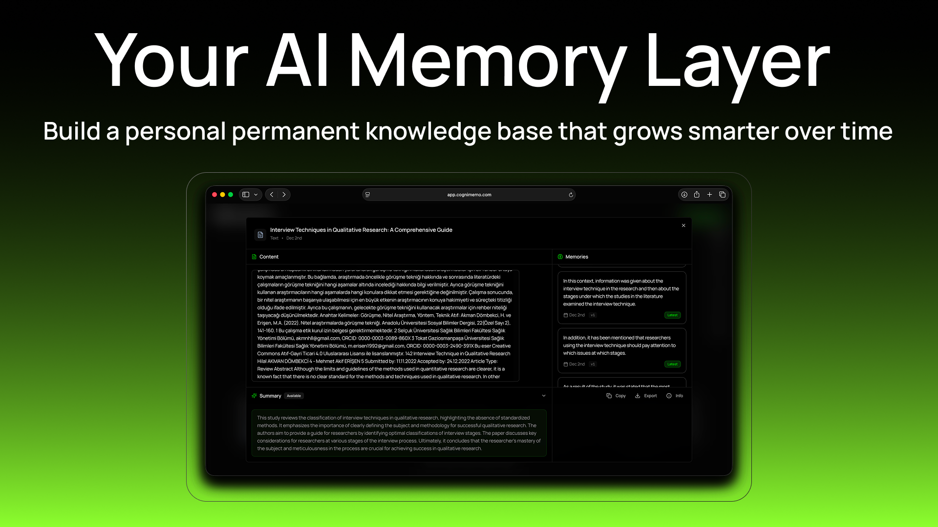 CogniMemo gallery image