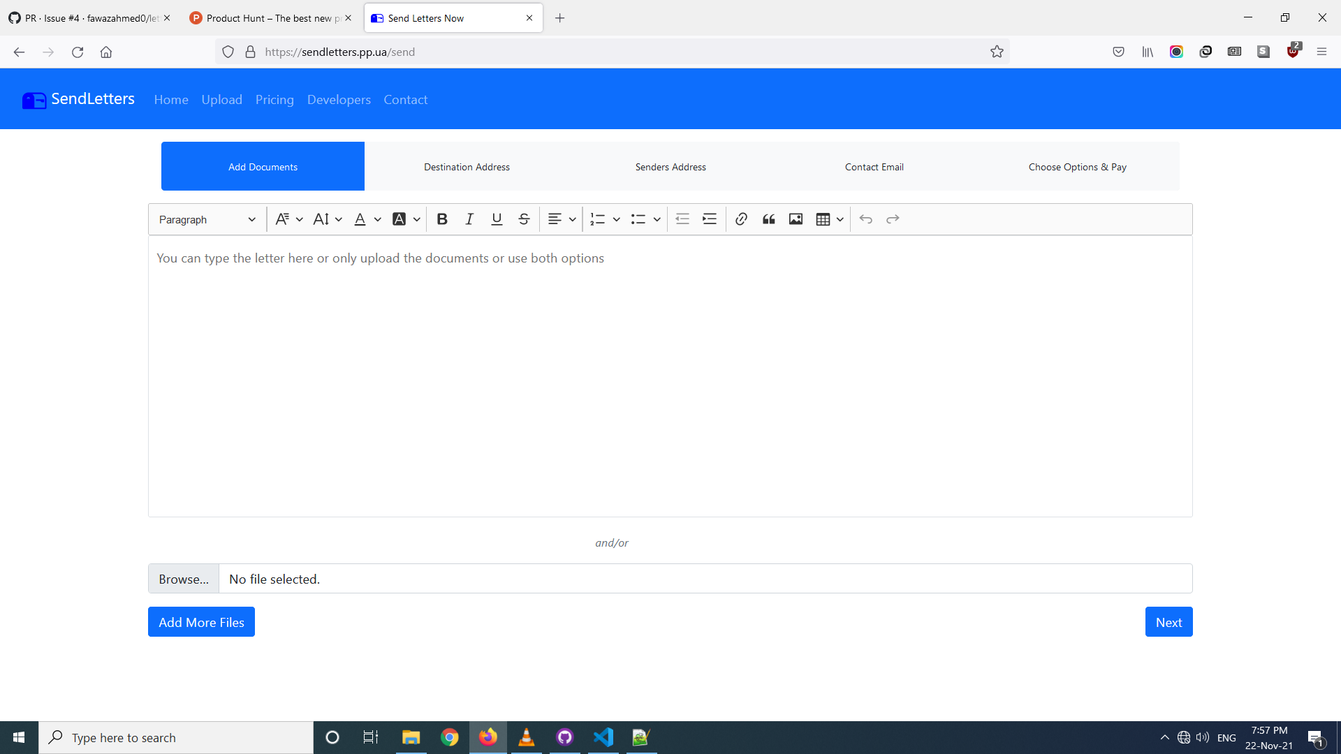 SendLetter gallery image