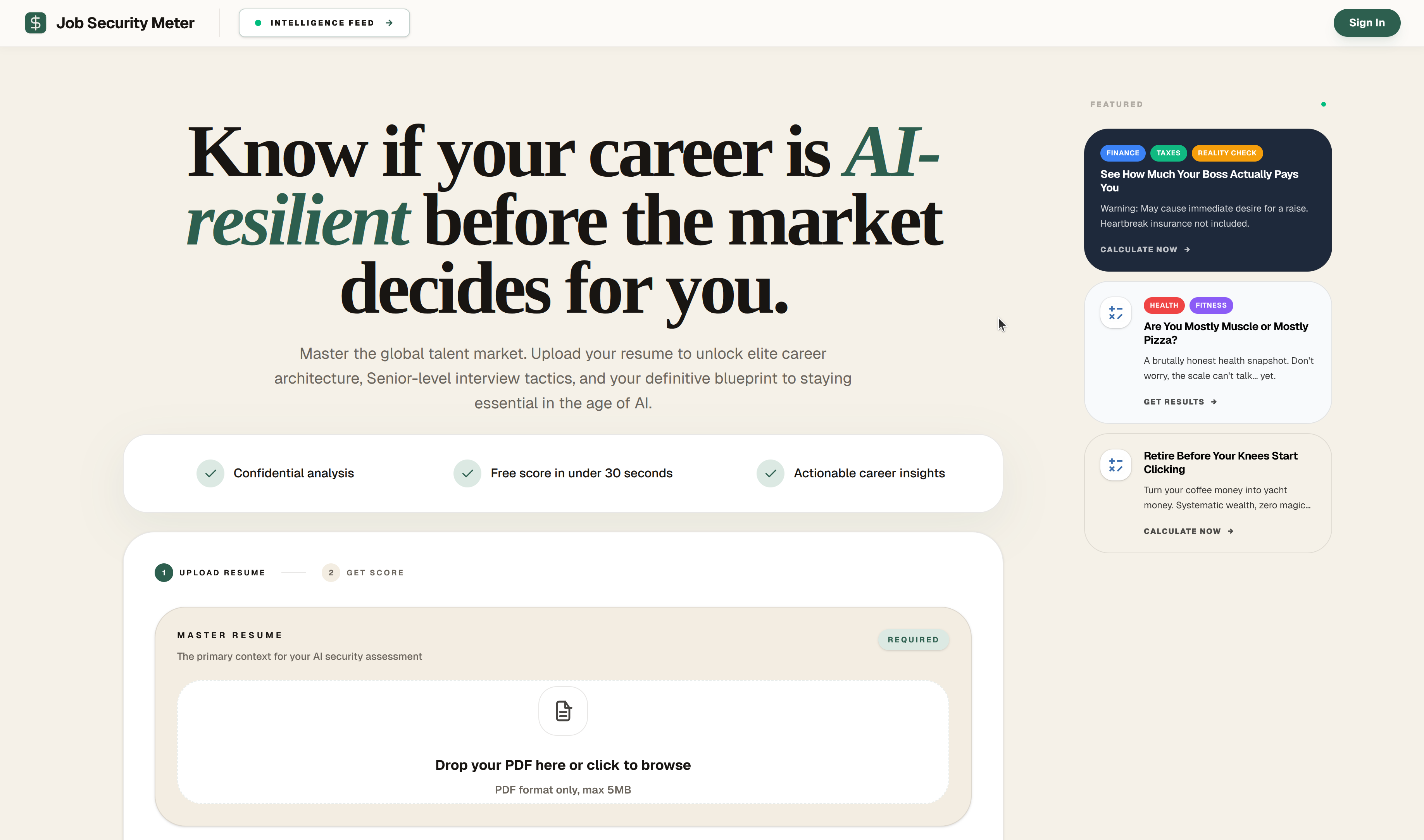 Job Security Meter gallery image