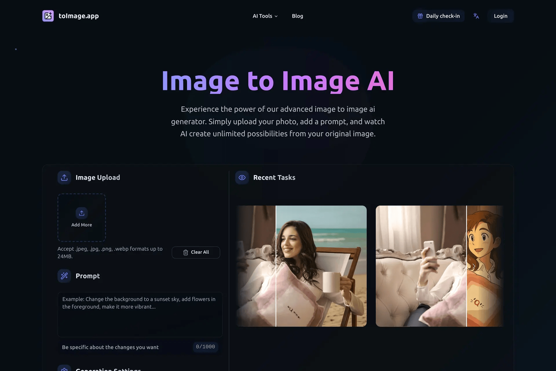 Image to Image AI gallery image
