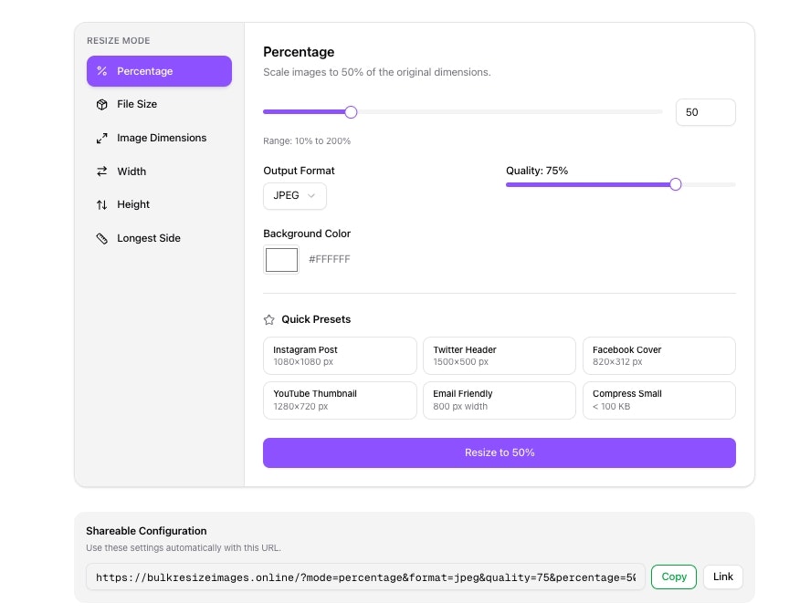 BulkresizeImages.online screenshot 5