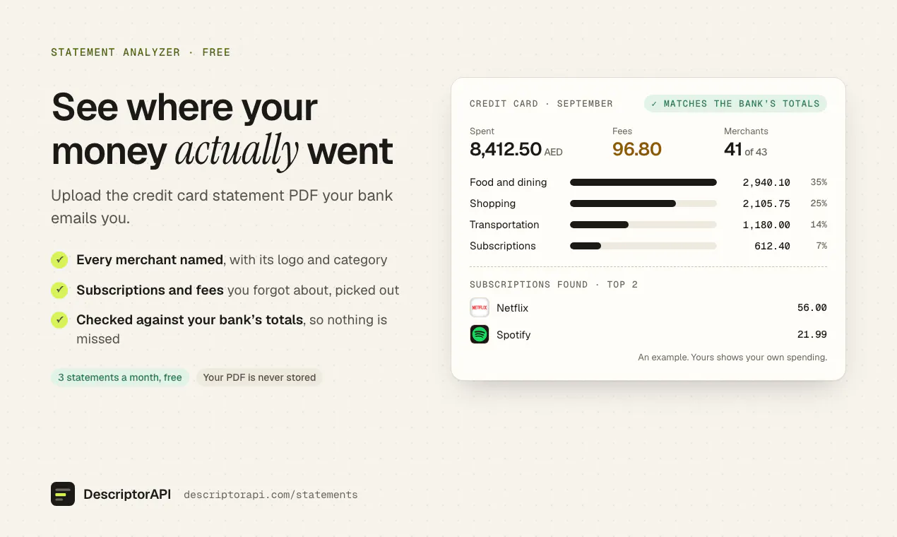 DescriptorAPI screenshot 5