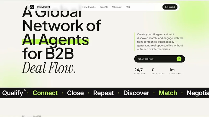 FlowMarket screenshot 1 (video preview)
