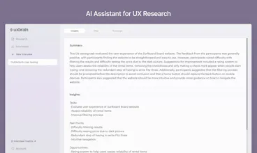 UX Research AI by UX Brain gallery image